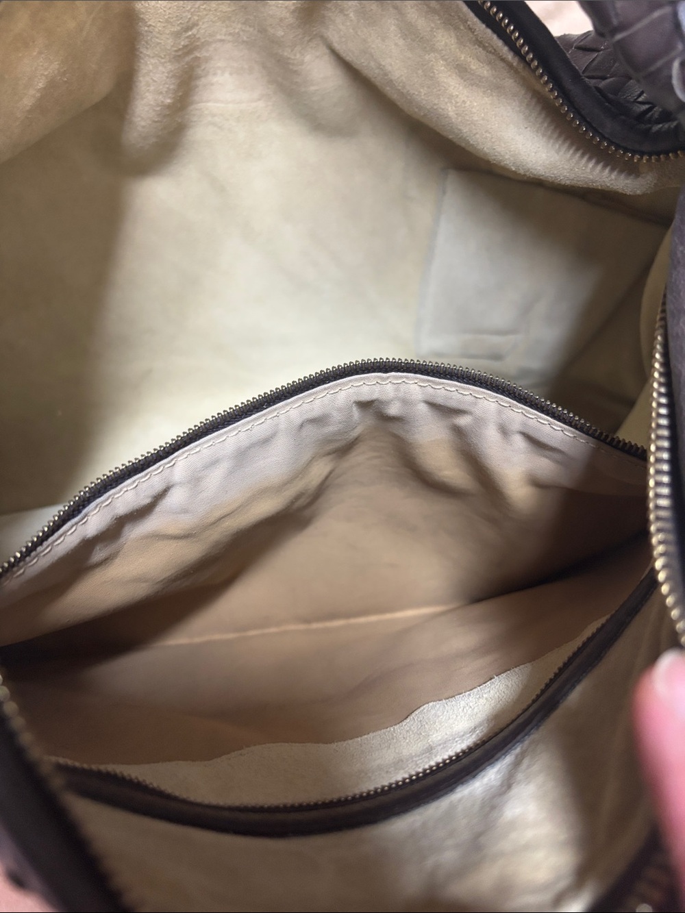 Bottega Veneta Dark Brown Intrecciato Leather Hobo Bag - Picture 6 of 14